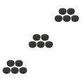 thumbnail image 2 of Transemion 5pcs Empty Aluminum Jars Cosmetic Screw Balm Lip Lid Cans Containers Black 20ml 3Set, 2 of 6