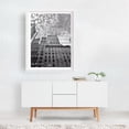 thumbnail image 2 of Reflections of Midtown 02 - Manhattan New York Photography Black and White Architecture Cityscape Modern Art City Skyline White Framed Wall Art Print 8 x 10 inches, 2 of 3