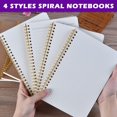 thumbnail image 5 of 5 Pack A5 Blank Spiral Notebook 100 Pages/ 50 Sheets, 5 of 5