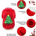 thumbnail image 3 of Disfraz de perro gato Navidad, divertido suéter cálido de invierno para perritos pequeños gatito ropa para mascotas vestido de fiesta Cosplay (rojo), 3 of 5