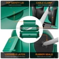 thumbnail image 3 of Funda para cable de extensión para exteriores iwillink, impermeable, verde, paquete de 2, 3 of 7