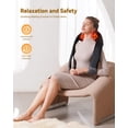 thumbnail image 5 of Shiatsu Neck & Back Massager with Heat — 4D Deep Kneading Massage Pillow for Neck, Shoulders, Back, Legs, 5 of 9