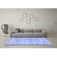 thumbnail image 3 of Ahgly Company Indoor Round Persian Blue Traditional Area Rugs, 6' Round, 3 of 4