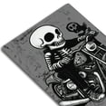 thumbnail image 7 of Skull Chopper Biker Cartoon Metal Wall Art - Vintage Mixed Color Iron Poster, 8x12 inches - Perfect for Room Decor, 7 of 7