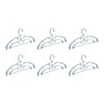 thumbnail image 2 of Juego de ropa de 6 uds. Colgador de almacenamiento giratorio de 360 grados colgador de doble capa buen soporte para armario lleno de gente ahorro de Gris Macarena colgador de calcetines, 2 of 8