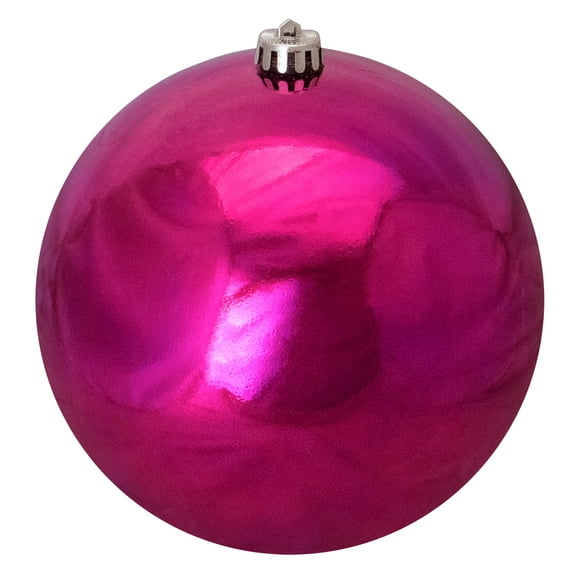 Northlight 8" Shatterproof Shiny Christmas Ball Ornament - Pink