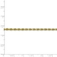 thumbnail image 2 of 10k 3.0mm Sparkle-Cut Quadruple Rope Chain Bracelet - 4.4 Grams - 8 Inch, 2 of 4