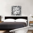 thumbnail image 2 of ARTCANVAS White Gray Princess Cut Diamond Jewel Canvas Art Print - Size: 26" x 26" (0.75" Deep), 2 of 9