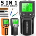 thumbnail image 1 of CNKOO Stud Detector Sensor 5 in 1 Wall Scanner Locator Silver Portable Wall Detector with LCD Display for Wood AC Wire Metal Stud Detection, 1 of 10