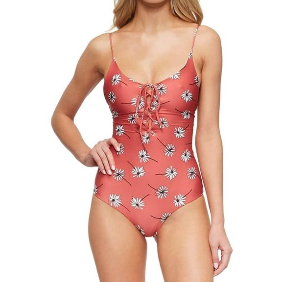 Tavik Womens Monahan One Piece Tank Swimsuit, Multicoloured, X-Small