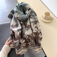 thumbnail image 5 of Chal de otoño e invierno, nueva bufanda de cachemira de imitación de doble cara, manta gruesa y cálida, bufanda elegante de moda, regalos para mamá, 5 of 5