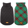 thumbnail image 1 of Abrigo para perro Kuoser, impermeable, reversible, cálido, XS, 1 of 7