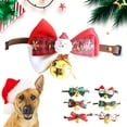 thumbnail image 2 of Adjustable Christmas Series Dog Collar | Festive Pattern Dog and Kitten Necklace with Bell - Flexible, Fashionable, 6.0''-18.1'' Size Range - Ideal for Holiday Celebration, 2 of 8