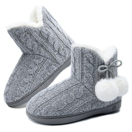 

DL Womens-Warm-House-Bootie-Slippers Fluffy Cute For Winter