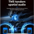 thumbnail image 5 of Bluetooth Speaker, Bluetooth 5.4 Smart Wireless Portable Speaker, IPX3 Waterproof Cyber-Style Mechanical Speaker, Supports 2-Unit Interconnected Portable Audio Broadcasting, Black, 5 of 8