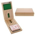 thumbnail image 1 of WE Games Solid Wood 2 Track Travel Cribbage Set, Cards & Metal Pegs, 1 of 11