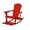 Red, variant on Zero Gravity Collection Adirondack Rocking Chair Red