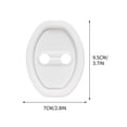 thumbnail image 3 of Dvruxg Car Door Guard Cover, Car Silicone Door Latch Protective Cover, Car Door Lock Cover, Car Door Lock Protector Sports Accessories Doors Stopper Guard Set Protection Latches Covers, 3 of 3