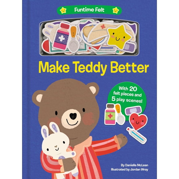 Pre-Owned Make Teddy Better: With 20 Colorful Felt Play Pieces (Board book) 0593305566 9780593305560