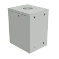 thumbnail image 4 of NavePoint 15.75 in Wall Mount Network Cabinet, 9U, Glass, Reversible, Gray, 4 of 6