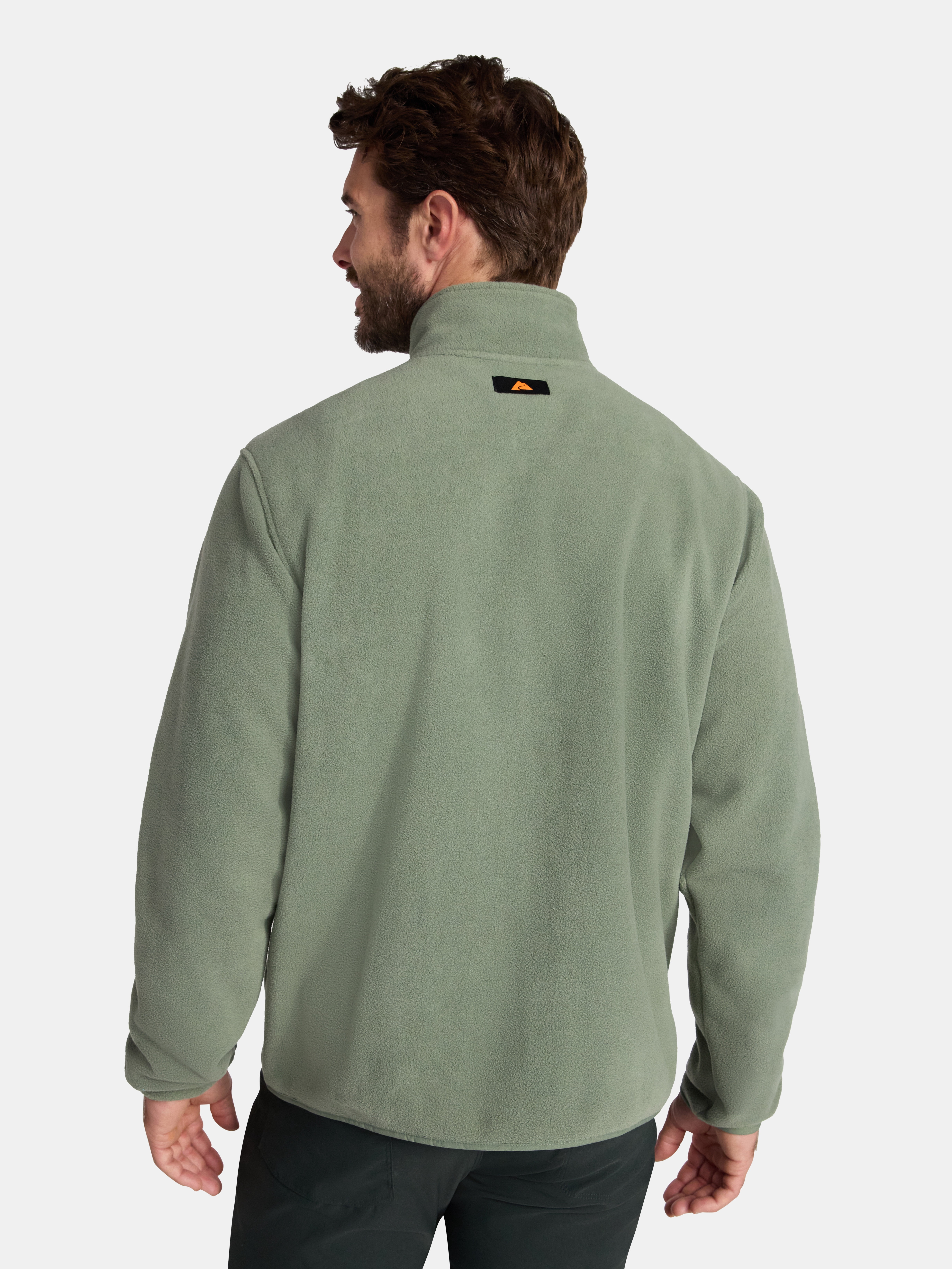 Ozark Trail Men's and Big Men's Fleece Zip-Front Jacket, Sizes S-3XL