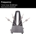 thumbnail image 3 of ammoon Universal Pyramid Mechanical Metronome ABS Material for Guitar Violin Piano Bass Musical Instrument Practice, 3 of 8