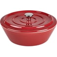 thumbnail image 1 of Servappetit Moule Rond Couvert Rouge 9 Pouces x 9 Pouces x 3,5 Pouces, 1 of 7