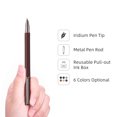 thumbnail image 4 of Riwcyla Fountain Pen with Ink Cartridge Metal Pen Case Pen Matte Appearance 0.38mm Nib Smooth for Note Taking Drawing Calligraphy Art, 4 of 6