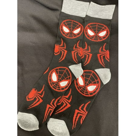 Miles Morales Men’s Crew Socks Size 8-12