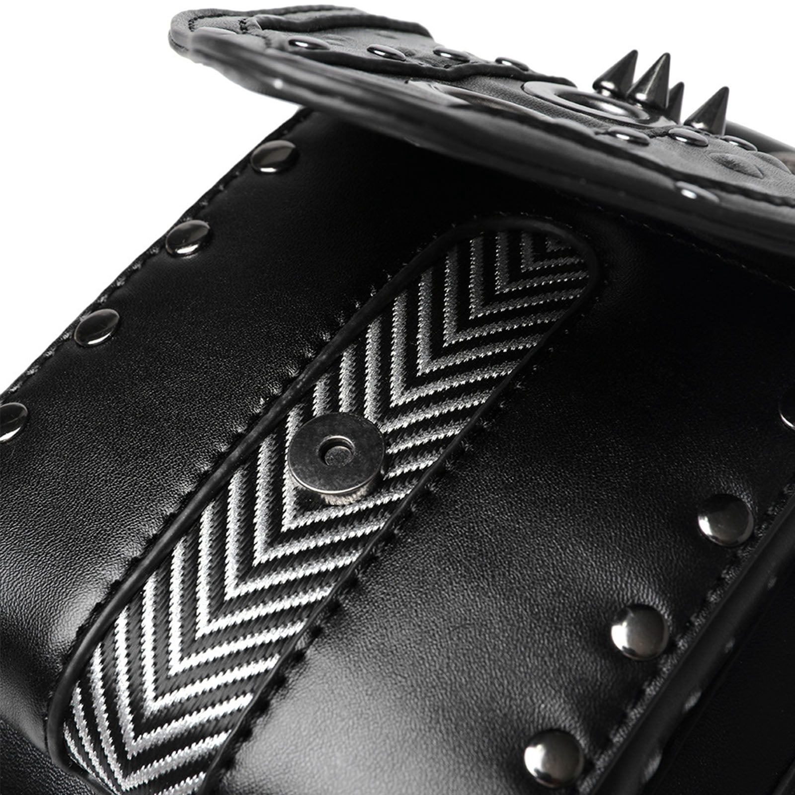Yokua Steampunk Waist Bag Fanny Pack Fashion Gothic Leather Shoulder Crossbody Bags