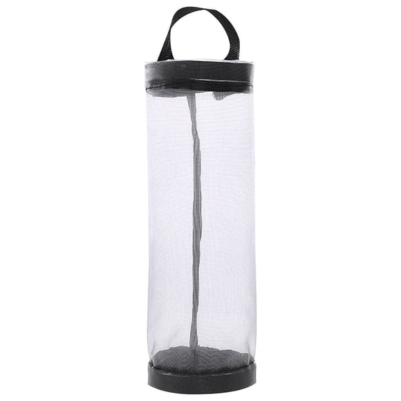 Polyester Mesh Plastic Bag Organizer Wall Mount, Under Sink Grocery Bag Holder, Hanging Kitchen Storage for Recycling Bags