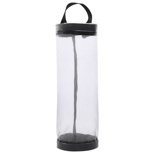 Organizador de almacenamiento de bolsas de plástico Dispensador de malla colgante de pared • 37,5x10cm • Bolsas reciclables de supermercado, rollos higiénicos, verduras • Diseño de espacio no ocupado