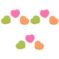thumbnail image 2 of NUOLUX 9 pcs  Heart-shaped  Posted Self-Adhesive Paper Notes Facilitated Stickers Notepads, 2 of 6