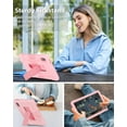 thumbnail image 4 of REQO Lenovo Tab M9 Case with Kickstand,Lenovo M9 Tablet Case,Heavy Duty Shockproof Protective Case for Lenovo Tablet 9.0 Inch Tab M9 (TB-310FU) 2023 Release - Rose gold, 4 of 7