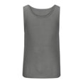 thumbnail image 6 of WAENQINLA Mens Knitted Tank Tops Summer Solid Color Sleeveless Crochet Shirts Casual Crewneck Muscle Stringer Tank Top, 6 of 8