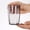 Grey, variant on Colored Plastic Drinking Tumblers, Reusable Vertical Strip Water Cups for Kitchen Daily Juice and Beverages