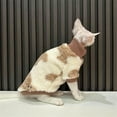 thumbnail image 4 of HQREA Sphynx Cat Turtleneck Sweater, Winter Warm Fleece Hairless Cat Shirt for Devon Rex, 4 of 6