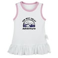 thumbnail image 1 of Our Next Great Adventure Funny Dresses For Baby, Newborn Babies Skirts, Infant Princess Dress, 0-24M Kids Graphic Clothes (White Sleeveless Dresses, 6-12 Months), 1 of 4