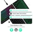 thumbnail image 4 of Teclado RK ROYAL KLUDGE RK84 inalámbrico RGB 75% con rojo silencioso, 4 of 8