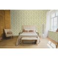 thumbnail image 2 of Galerie Wallcoverings  Cottage Chic Traditional Damask Vinyl on Non-woven Metallic Wallpaper Roll 33 feet x 21 inches - Green, 2 of 5