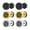 A, variant on 6pcs Norse Viking Runes Stud Earrings Men Women Stainless Steel Punk Screw Back-B