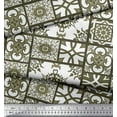 thumbnail image 3 of Soimoi Poly Georgette Fabric Check & Damask Patchwork Fabric Prints by Yard 52 Inch Wide, 3 of 3