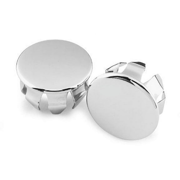 Bikers Choice Chrome Handgrip End Plugs for Harley-Davidson 56238-62 - Part Number 492446