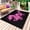 Pink, variant on Dragon Flames Outdoor Rug 4x6 Ft - Reversible Patio Rug Outdoor Camping Rugs, Yellow Dragons Abstract Modern Art Washable Indoor Outdoor Area Rugs, Non-Slip Outdoor Carpet Runner for Deck/Porch