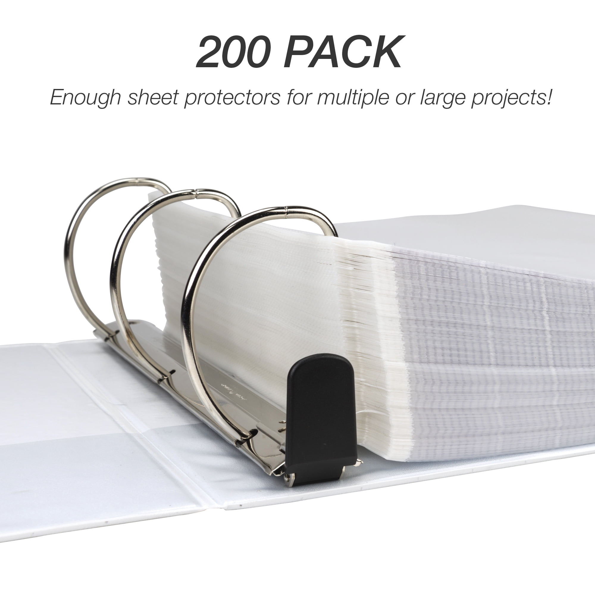 Samsill 30 Pack Legal Size Sheet Protectors Top Load 8.5 x 14 Clear Legal Sheet Protectors 