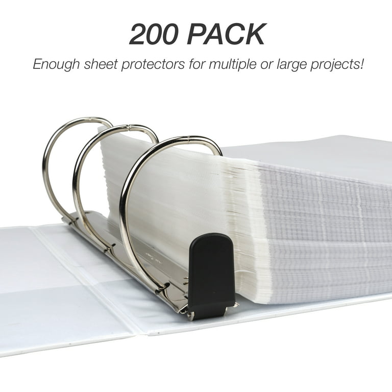 Sheet Protectors letter clear 20 pack, Pala Supply Company