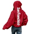 thumbnail image 4 of WhouRiu Boys Girls Letter Graphic Hoodie Kids Unisex Long Sleeve Hooded Pullover With Pockets Autumn Winter Soft Cozy Sweatshirts,2-3 Years, 4 of 9