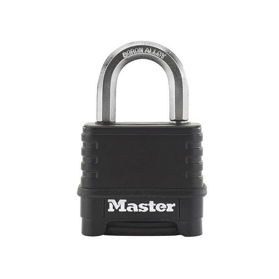 Master Lock Excell 4-digit Black Finish Combination 50mm Padlock
