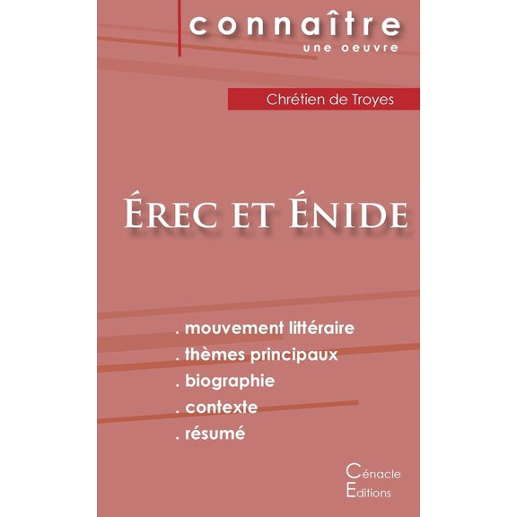 Fiche de lecture Ãrec et Ãnide(Analyse littéraire de référence et résumé complet), (Paperback)