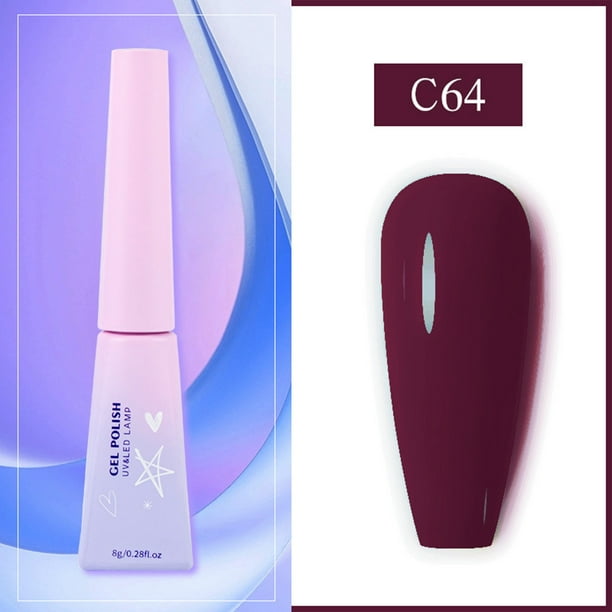 Esmalte de uñas con purpurina y efecto espejo, holográfico, rojo, base seca, capa superior para uñas de manos y pies, manicura francesa, 8 ml, extensión de uñas